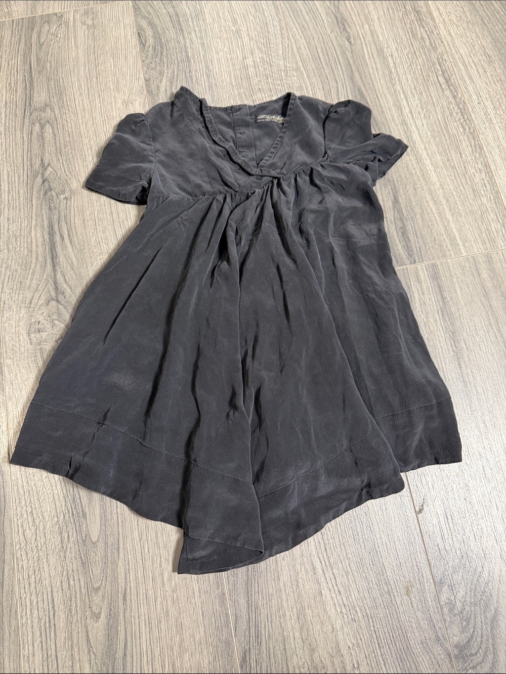 All Saints Girls Black Flowing Tunic Dress